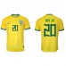 Günstige Brasilien Vinicius Junior #20 Heim Fussballtrikot WM 2022 Kurzarm